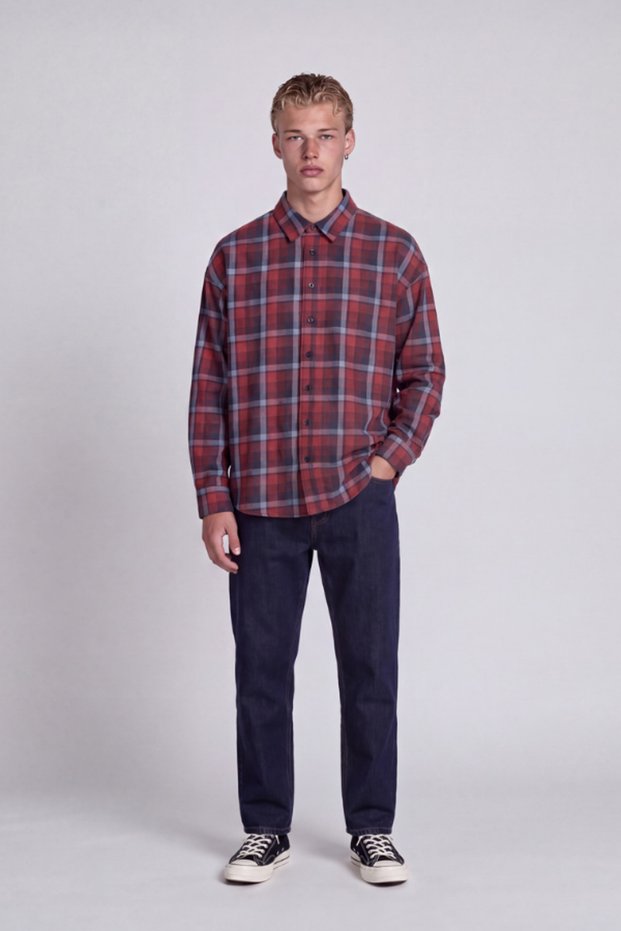 Oversize Plaid Shirt