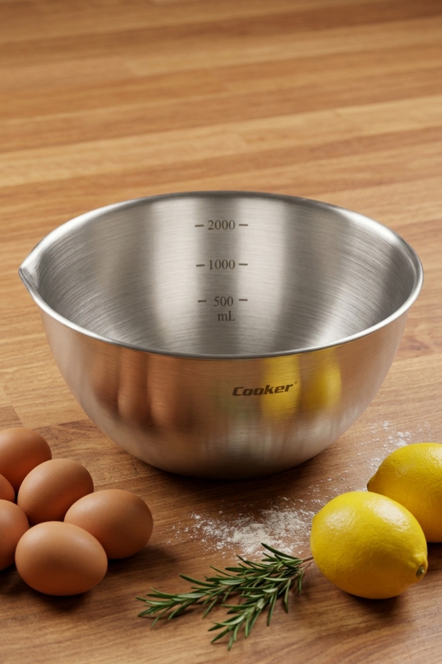 23 cm 2 Liter Steel Mixing Bowl Yk1980