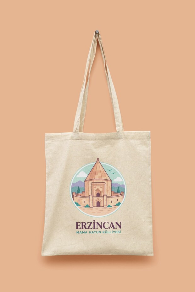 Mama Hatun Complex - Erzincan Turkey Series Tote Bag Printed Cloth Bag
