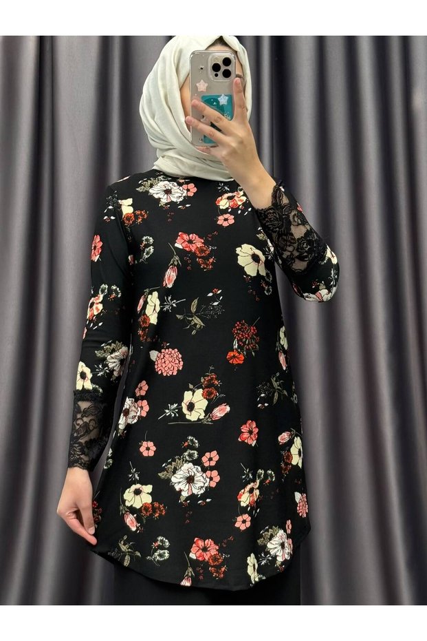 Dantel Detaylı Tunik