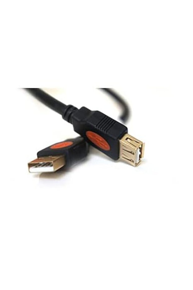(DC015) - كابل تمديد USB - USB M/F مطلي بالذهب - 2 متر