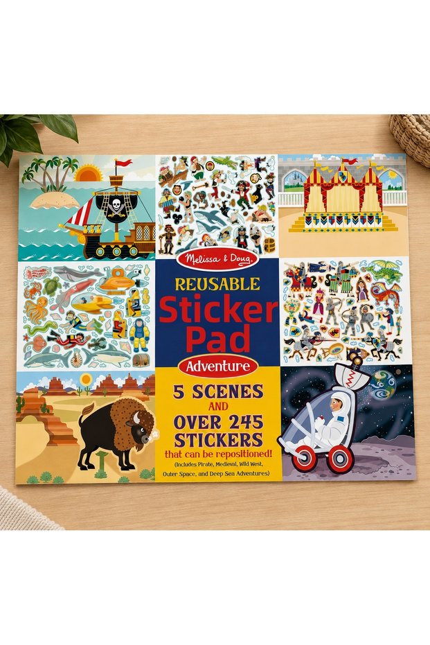 Melissa&Doug Take It Apart Sticker Book - Adventure