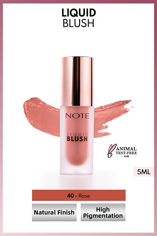Liquid Blush Moisturizing Liquid Blush - 40 Rose