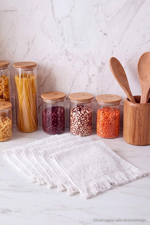 6-Piece Jacquard Kitchen Towel Set 30X50Cm Tphss26Mh00014