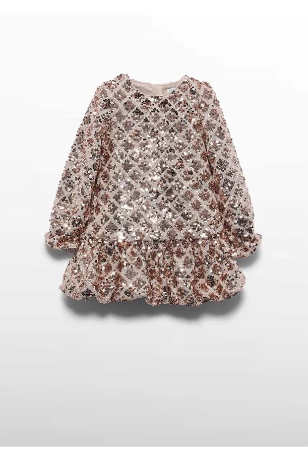 Girl's Payetl Winter Dress Honey Color