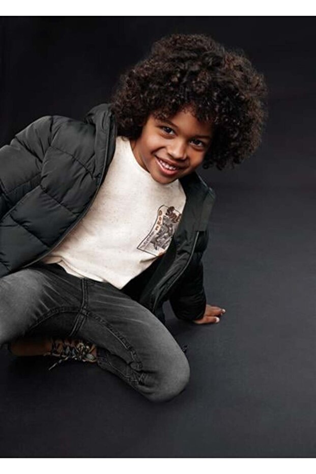 Boy's Hooded Long Coat