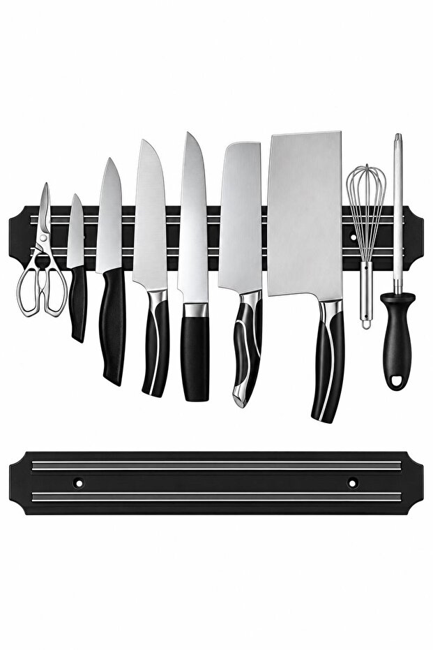 2 Pieces 33 Cm Magnetic Knife Holder Stand Knife Holder Hanger Stand