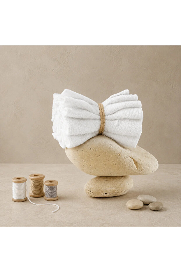 Terry Cotton Face Towels - Pack of 12 | Ultra Soft, Highly Absorbent, Premium Quality