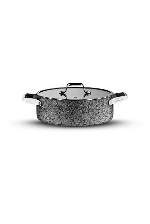 Stone-Age 28 cm Non-Scratch Fireproof Non-Stick Induction Flat Pan