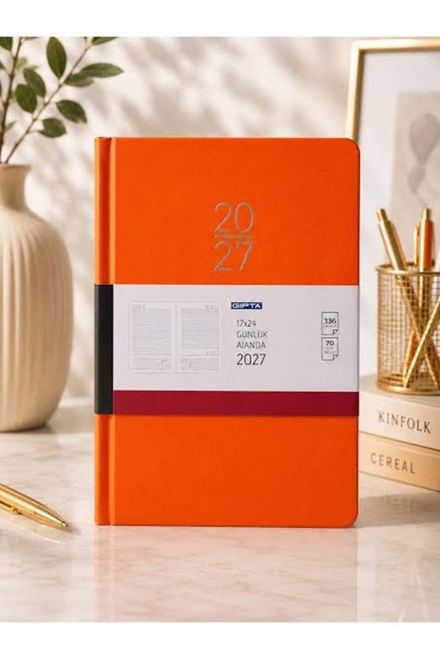 2027 agenda 17x24 336 pages 107-eck lined orange