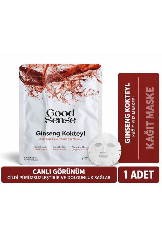Ginseng Cocktail Face Mask - Sheet Mask for Vibrant and Radiant Skin