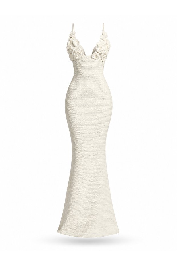 Celaena Tri̇ko Long Dress