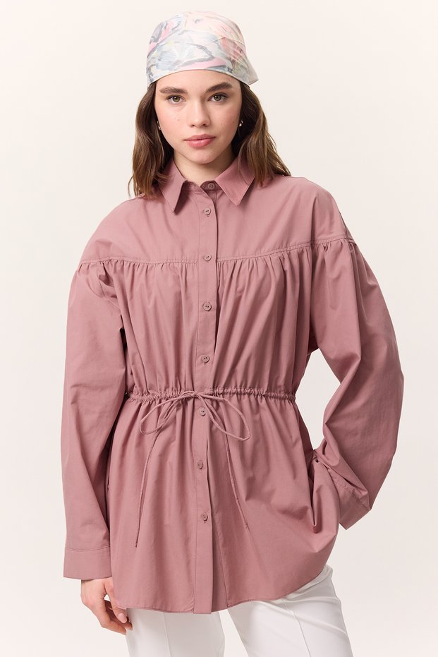 Tunic with Drawstring Detail