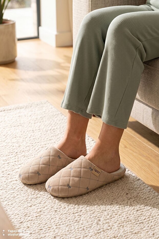Caren Women's House Slippers Beige 37/41
