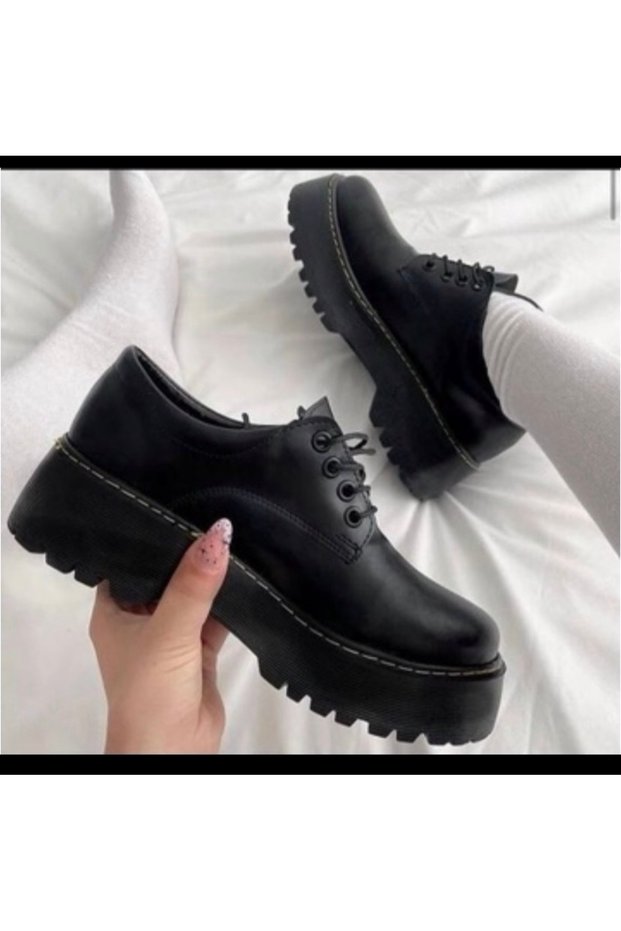 Shoes Black Mary Jane Lolita Oxford Harajuku Style Gothicstyle