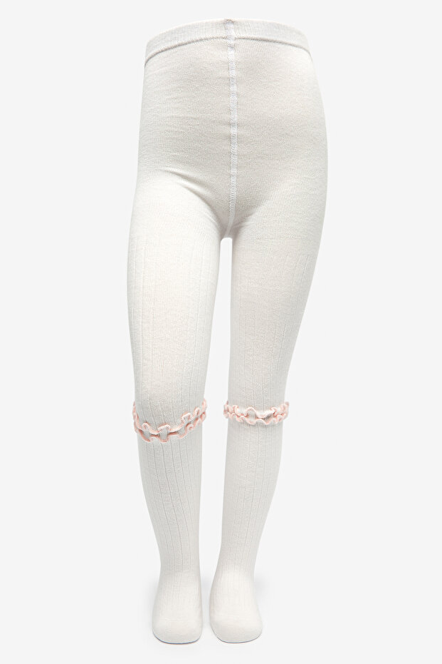 Girl's Pretty Frill Pantyhose