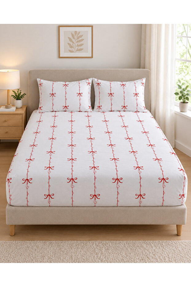 Elastic Fitted Sheet - Single I Double I King Size - and Pillowcase