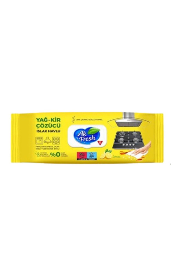 Oil and Dirt Dissolving Wet Wipes Lemon 85's