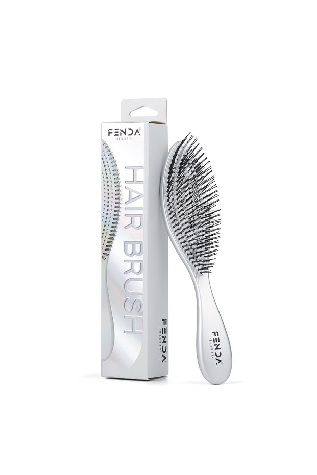 Professional Hair Brush with Four Combing Tips - 05Wh