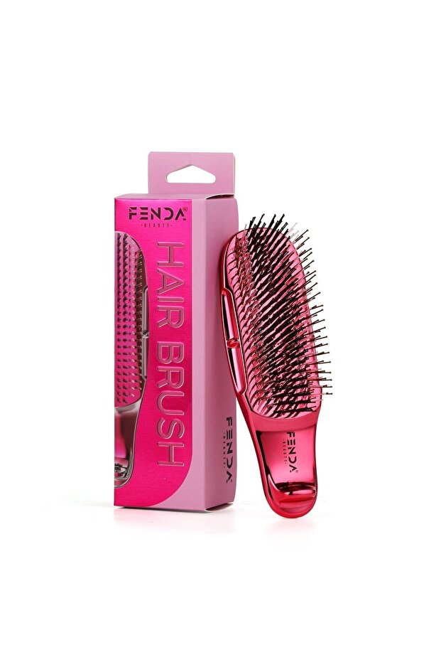 Professional 4 Pin Compact Pink Hair Brush Fndfpro00001Pn