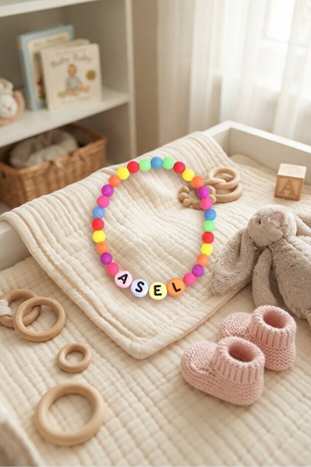 Colorful Beaded Handmade Special Design Misinali Baby and Child Bracelet - Tycbblk01
