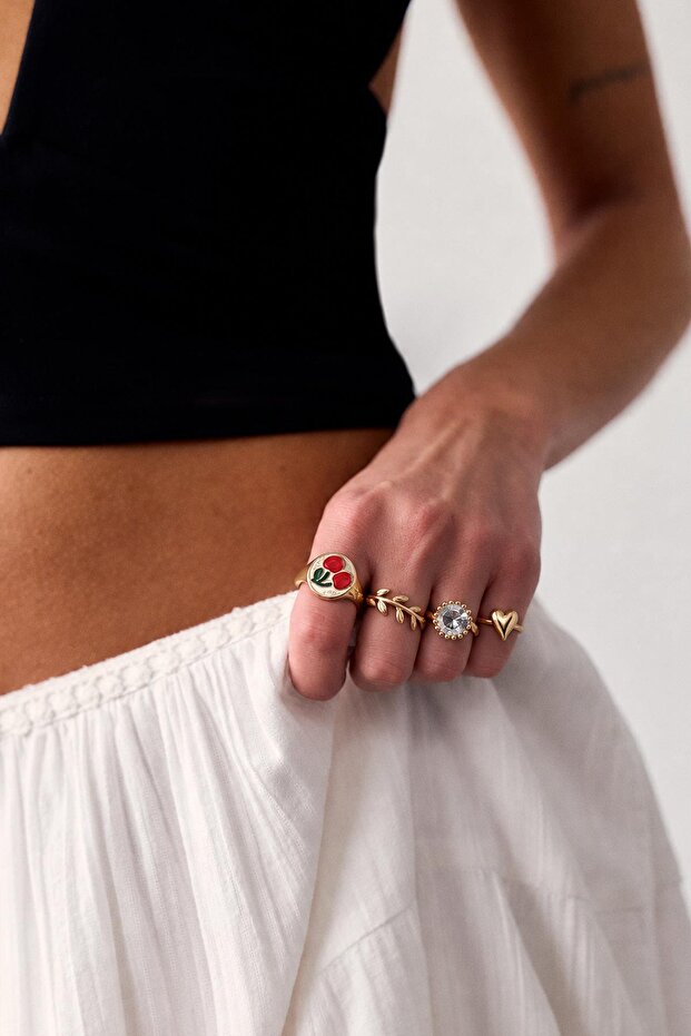 Cherry Combination Ring Set
