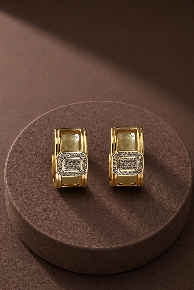 Commense Thick Hoop Earrings