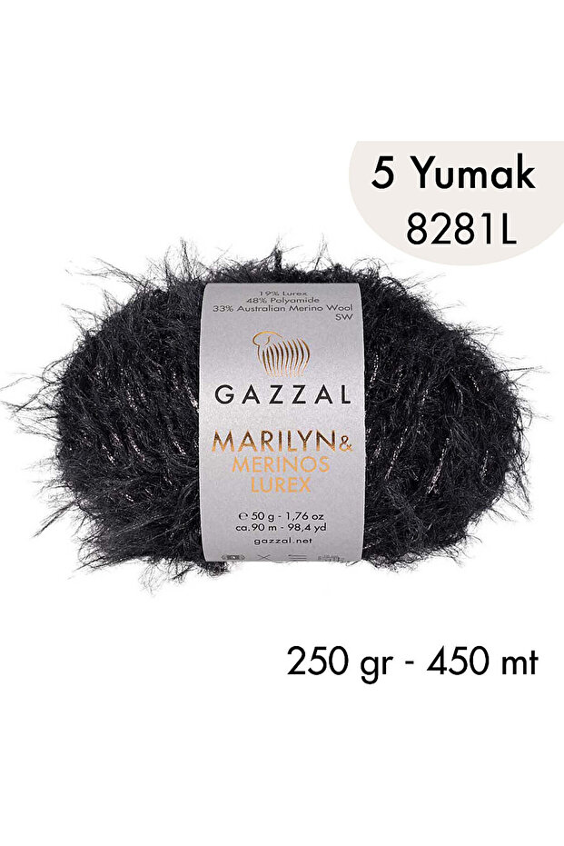 Marilyn & Merinos Lurex 8281 L- 5 Balls 250 Gr