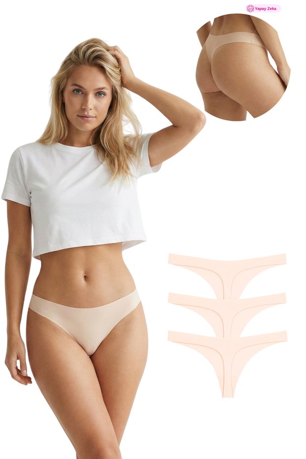 351 Women's Laser String Thong Panties Pack 351-v4