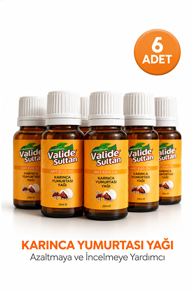 Ant Egg Oil Hair Reducer Hair Depilatory 20 ml 6 Pieces