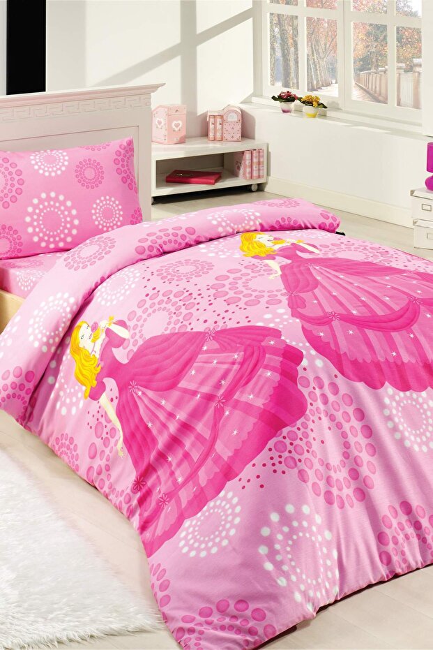 Newhome Princess Elastic Sheet Duvet Cover Set