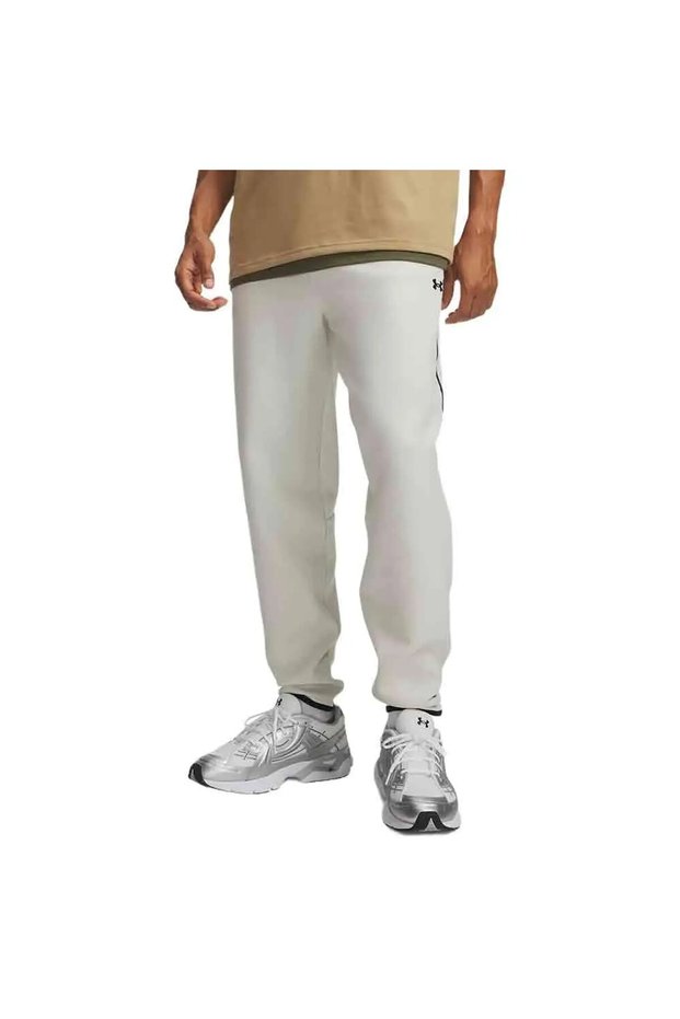 Ua Unstoppable Flc Joggers White Men's Tracksuit Bottoms 6013427-110