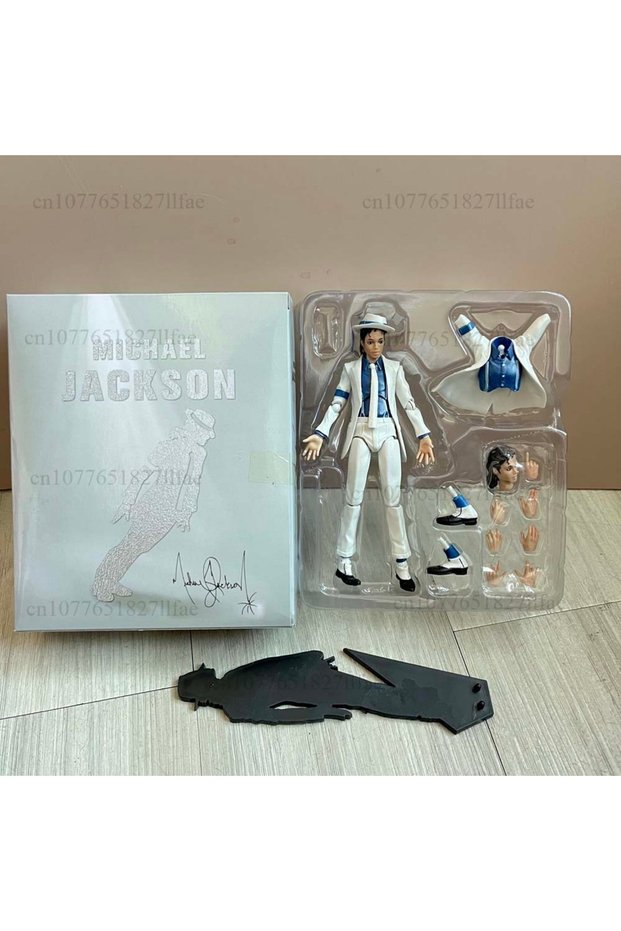 Bandai C with box Michael Jackson Smooth Criminal Moonwalk Action Figure Model Toys Michael Jackson