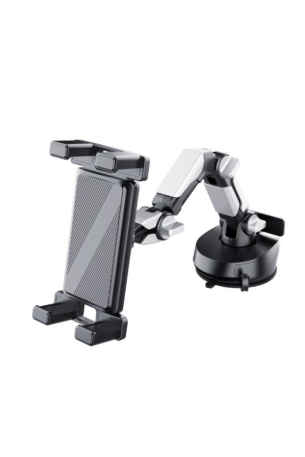 black Large Truck Bus with Suction Cup Machine Arm Cell Phone Holder Clip Ipad Truck Bus Car Dashbo
