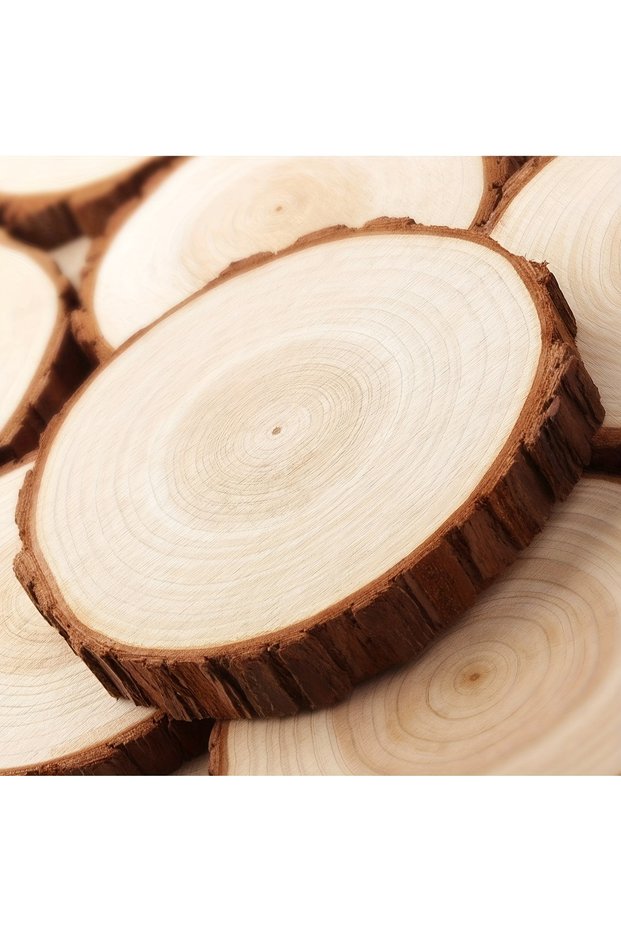 G3645A10pcs 3.94-4.7 10pcs/set 10-12cm Round Wooden Pieces, Wood Slices, DIY Art Craft Accessories,