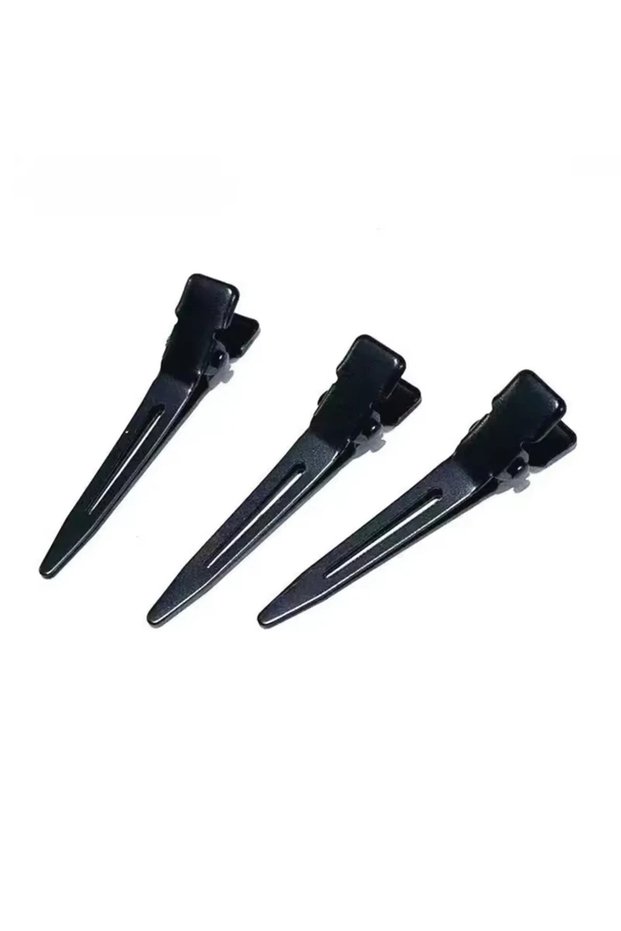 Black 10PCS 10PCS Black Duckbill Hair Clips Nonslip Alligator Hair Clips Barber Salon Styling Dying