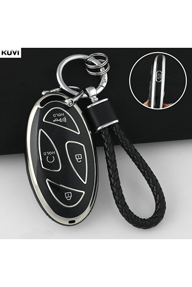 5 BTN Black Set 5 7 Button New TPU Car Key Case Cover Shell For Hyundai Kona Ev Grandeur GN7 2023 Ke