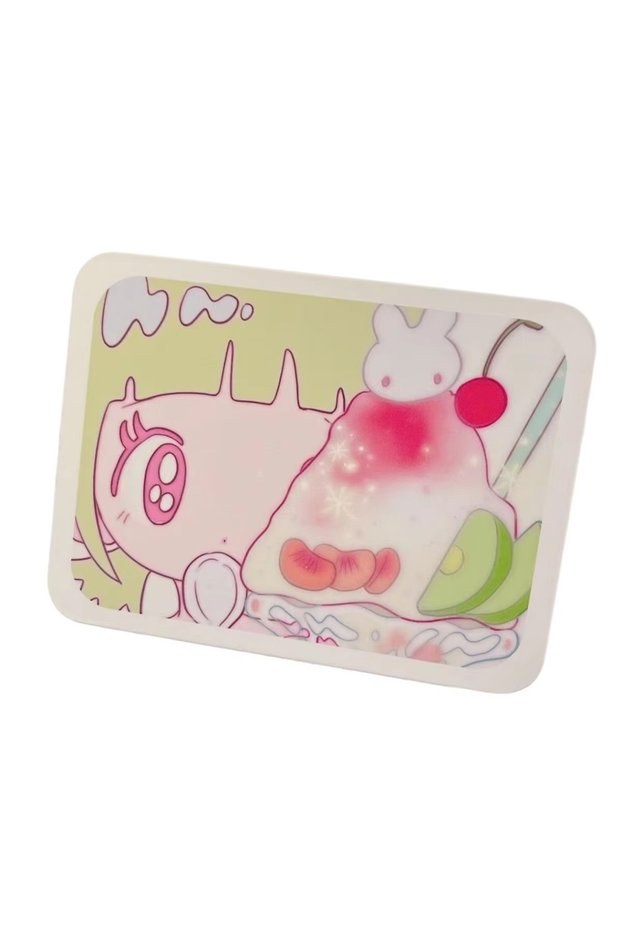 12x9x4cm Japanese Unattributed Iron Box Ins Cute Simple Iron Box Three-inch Photo Small Card Sealing