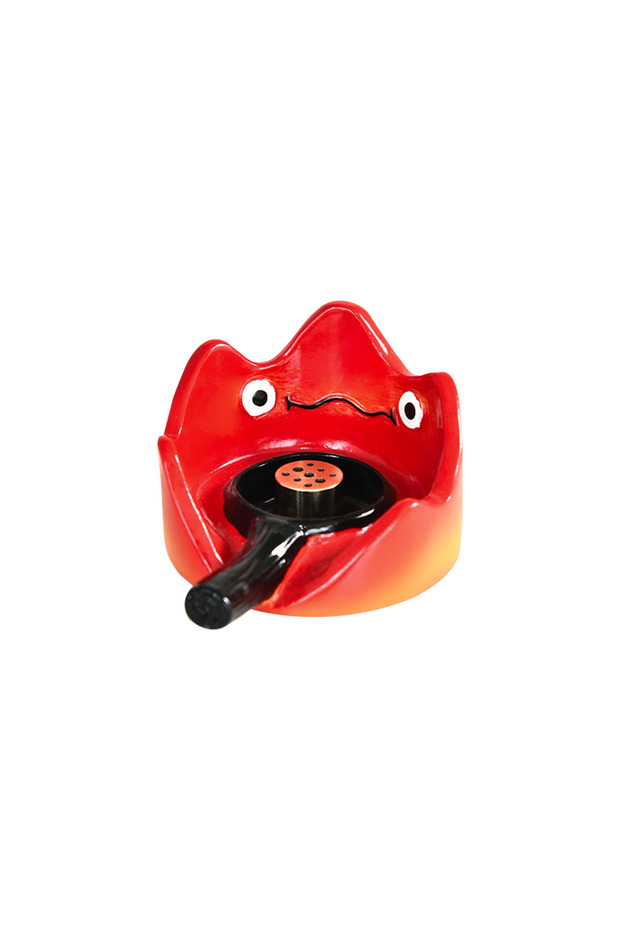 Zhkj002-3 Anime Peripheral Howl's Mobile Castle Cartoon Cute Calcifer Incense Holder Desktop Decorat