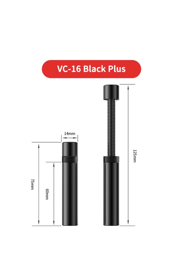 Black L Graphics Card Holder Jack GPU Support Bracket All Aluminum Metal Magnetic Bottom Small Chass