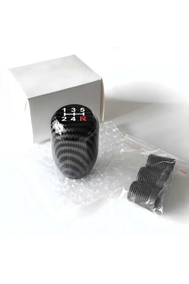 carbon 5 speed Universal Aluminum Black Manual 5/6 Speed Shift Knob Weighted Gear Stick Shifter Leve