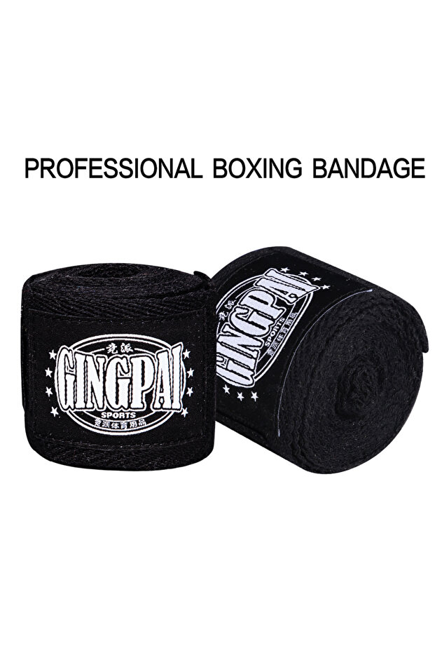 300CM AW Black 2PCS 3/5M Cotton Boxing Bandage Sports Strap Sanda Kick Boxing Hand Gloves Protector