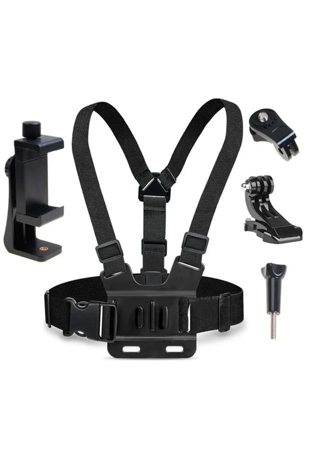 5 Piece Set 5 in 1 Mobile Phone Chest Strap Mounting Holder First Angle Video Record life Phone Brac
