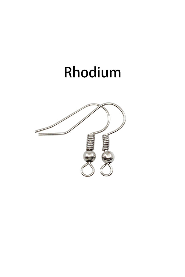 100pcs Rhodium 100-200pcs/lot 20x17mm Earring Findings Ear Clasps Hooks For DIY Jewelry Making Acces