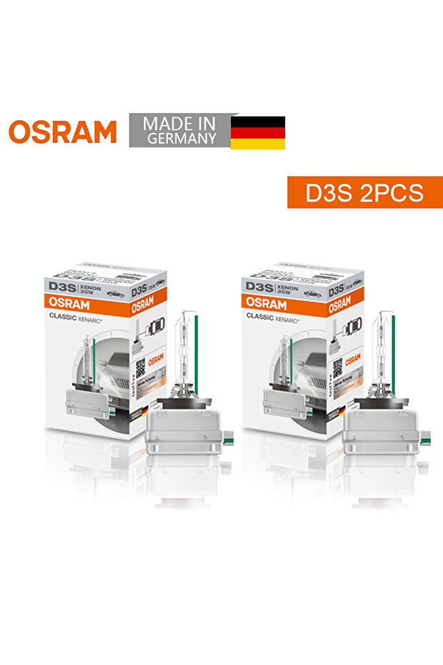 4200 K D3S 2PCS OSRAM Xenon HID CLASSIC D1S D2S D3S D4S Standard Lamps 66140 66240 66340 66440 CLC O