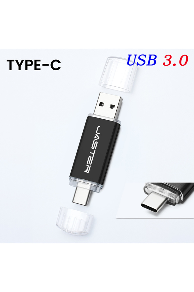 32 GB black TYPE-C USB 3.0 Flash Drives 128GB 32GB 2IN1 Memory Stick 64GB 32GB 16GB Wedding Gift Pen