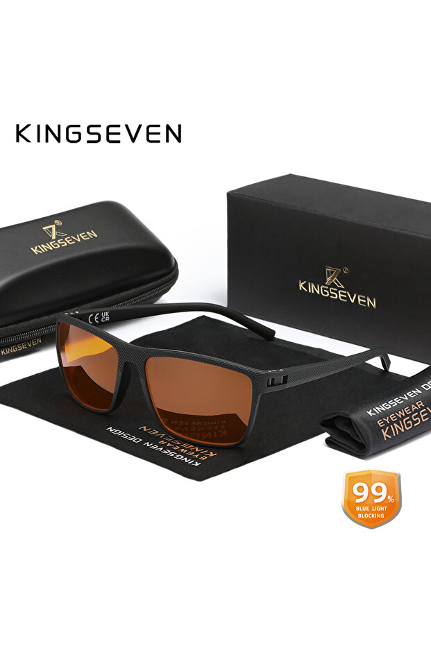 F3 KINGSEVEN New 99% Anti-Blue Ray Glasses Transparent Lens Eyeglasses Men Women Computer Blue Light