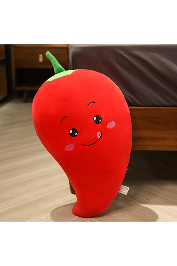 30cm chili New Cartoon Smile Carrot chili corn Plush toy Cute Simulation eggplant Carrot Pillow Doll