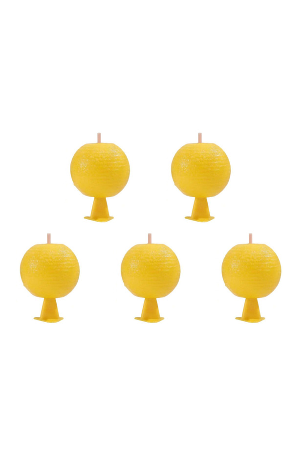 APWIKOGER B 5pcs 1-5PCS Fruit Fly Traps Ball Sticky Fruit Fly Catcher Glue Ball Multifunction Fruit