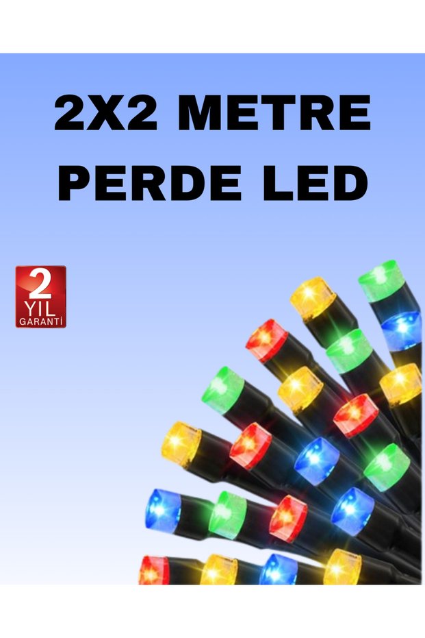 2x2 led curtain light for christmas and party decoration - 8 function
